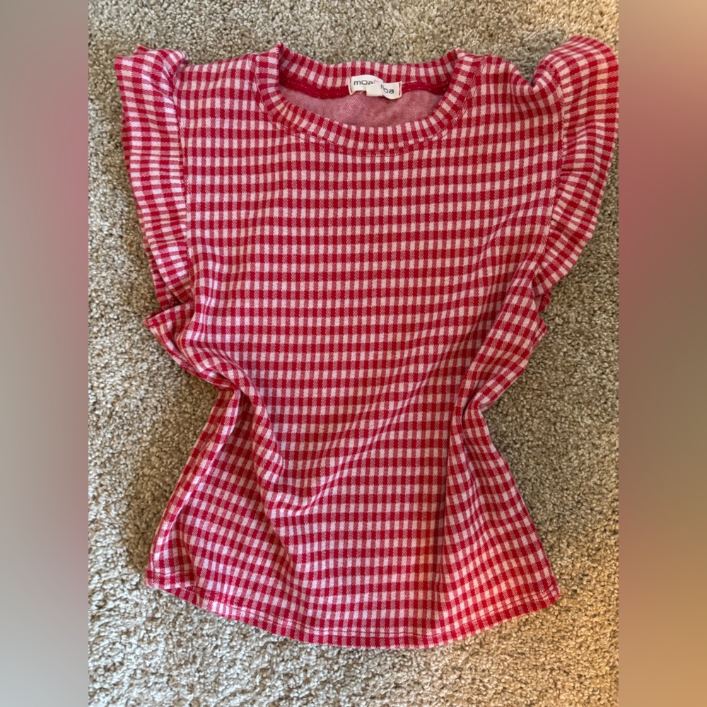 Dry Goods Red Gingham Blouse